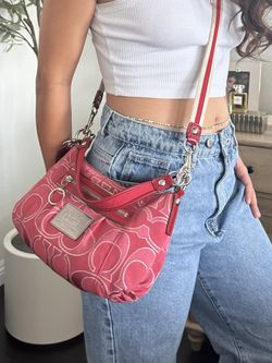 Red Coach Bag Vintage