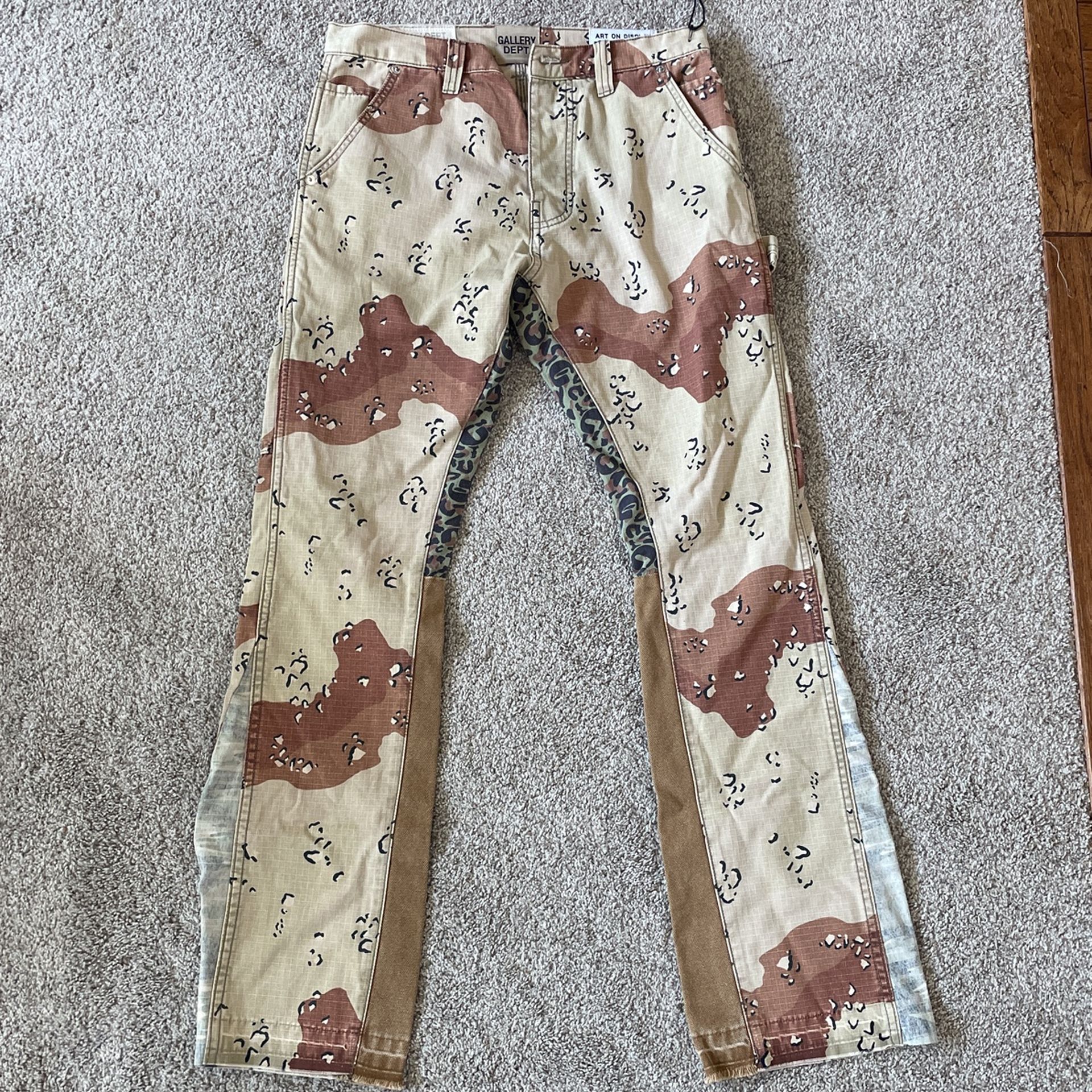 Gallery Dept. Camo Flare Pants