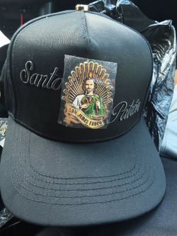 San Judas Tadeo Black Snapback Hat