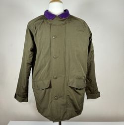 The Hundreds Bomber Utility Jacket Olive Green Purple Yellow Men’s Size Large L