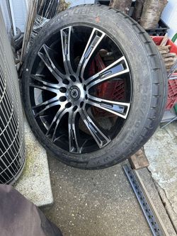 Single Koning Crown Rim With Tire 