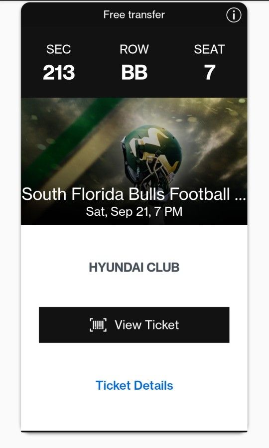 USF vs MIAMI Clubseats