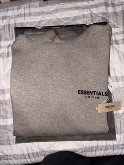 Dark oat essential hoodie