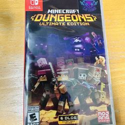 Minecraft Dungeons (Ultimate Edition) - For Nintendo Switch ( Brand New )