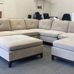 New Chenille Modular Sectional Couch Only $50 Down Payment 