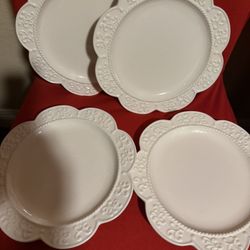 Set De 4 Platos Marbella Usados En Perfecto Estado 