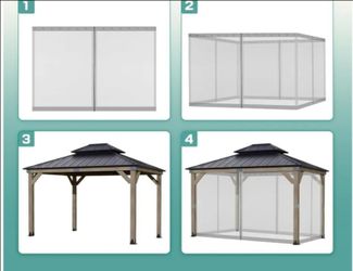 GAZEBO MOSQUITO NETTING