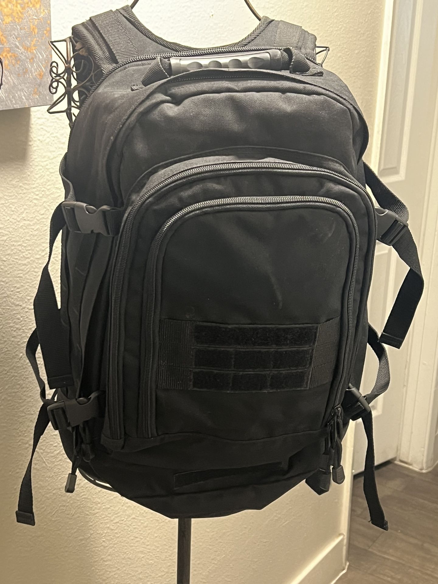 Mercury Tactical Gear Code Alpha 3 Day Stretch Tactical Backpack, Basic, Black, One Size