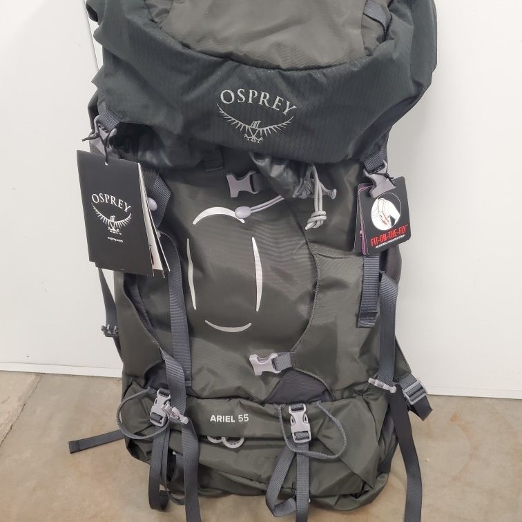 osprey ariel 55 backpack sale 55L Women's Backpacking Backpack, Ceramic Blue, WM/L : Sports & Outdoors It is black and made in a functional design with many good details Women's trekking backpack Osprey Ariel