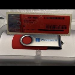 Windows 11pro 64 Bit Usb Flash Drive  16 Gb & Lifetime License Key 