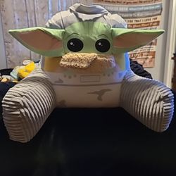 Baby Yoda Bedrest Backrest Plush