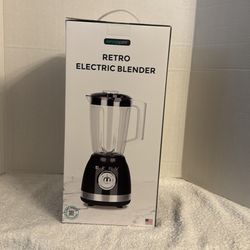 Retro black electric blender