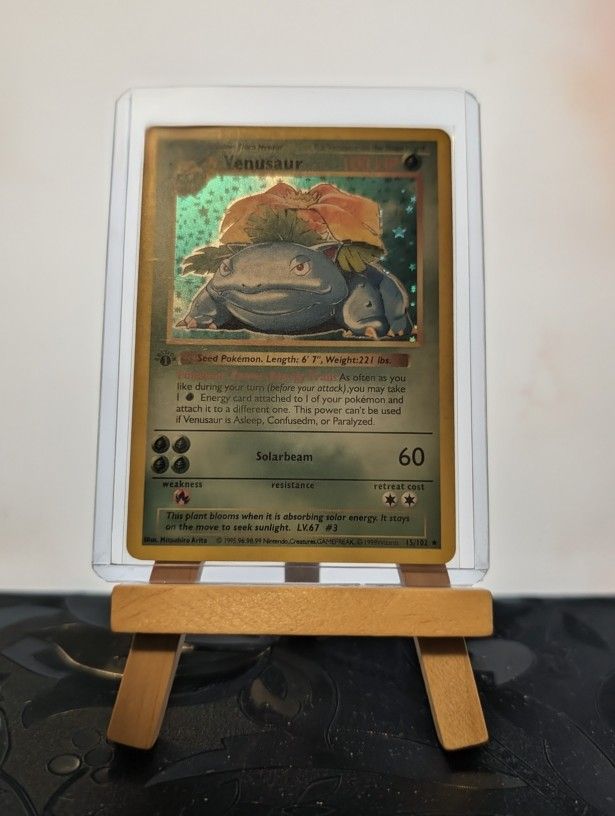 Pokémon Card Venusaur - 1st Edition - Base Set 1999 Holo
