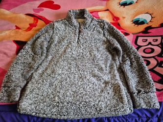Sherpa sweater for winter