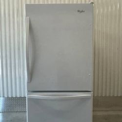 Whirlpool white Bottom-Freezer fridge Refrigerator FREE DELIVERY