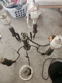 Antique Working Chandelier