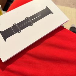 New Apple Watch Band Black Woven Nylon