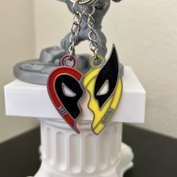 Deadpool Wolverine Best Friends Keychains 