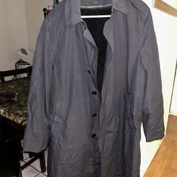 Navy Trench Coat 