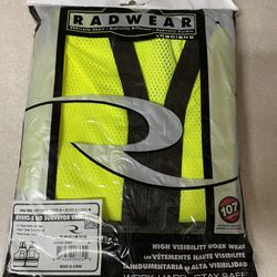 Radians SV59Z-2ZGD  Type R Class 2 Heavy Duty Surveyor Safety Vest - Yellow