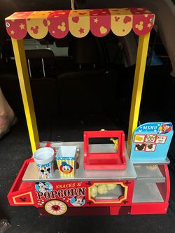 Wooden Disney Snack Toy Cart
