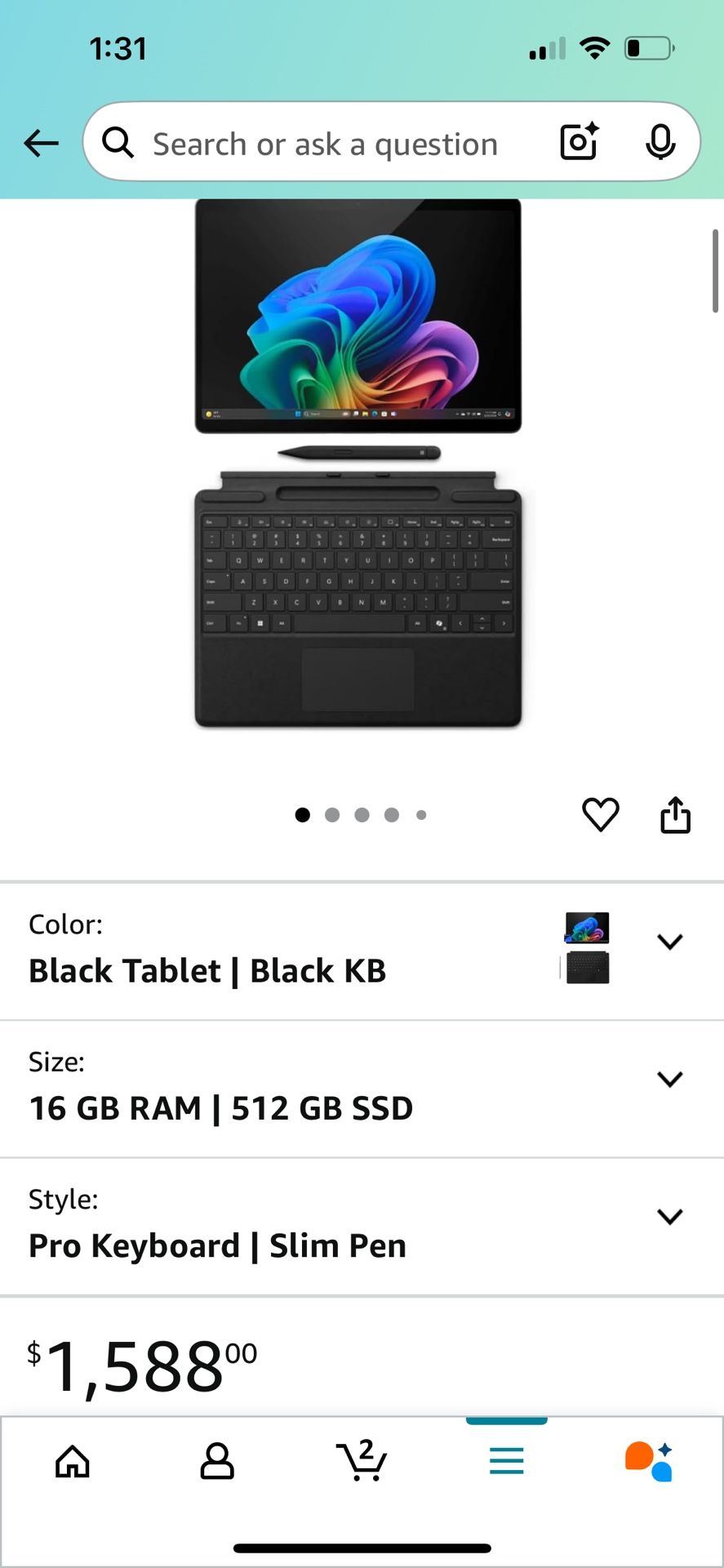 Surface Pro 11th Gen – Snapdragon X Elite | OLED Display | 16GB RAM | 512GB SSD