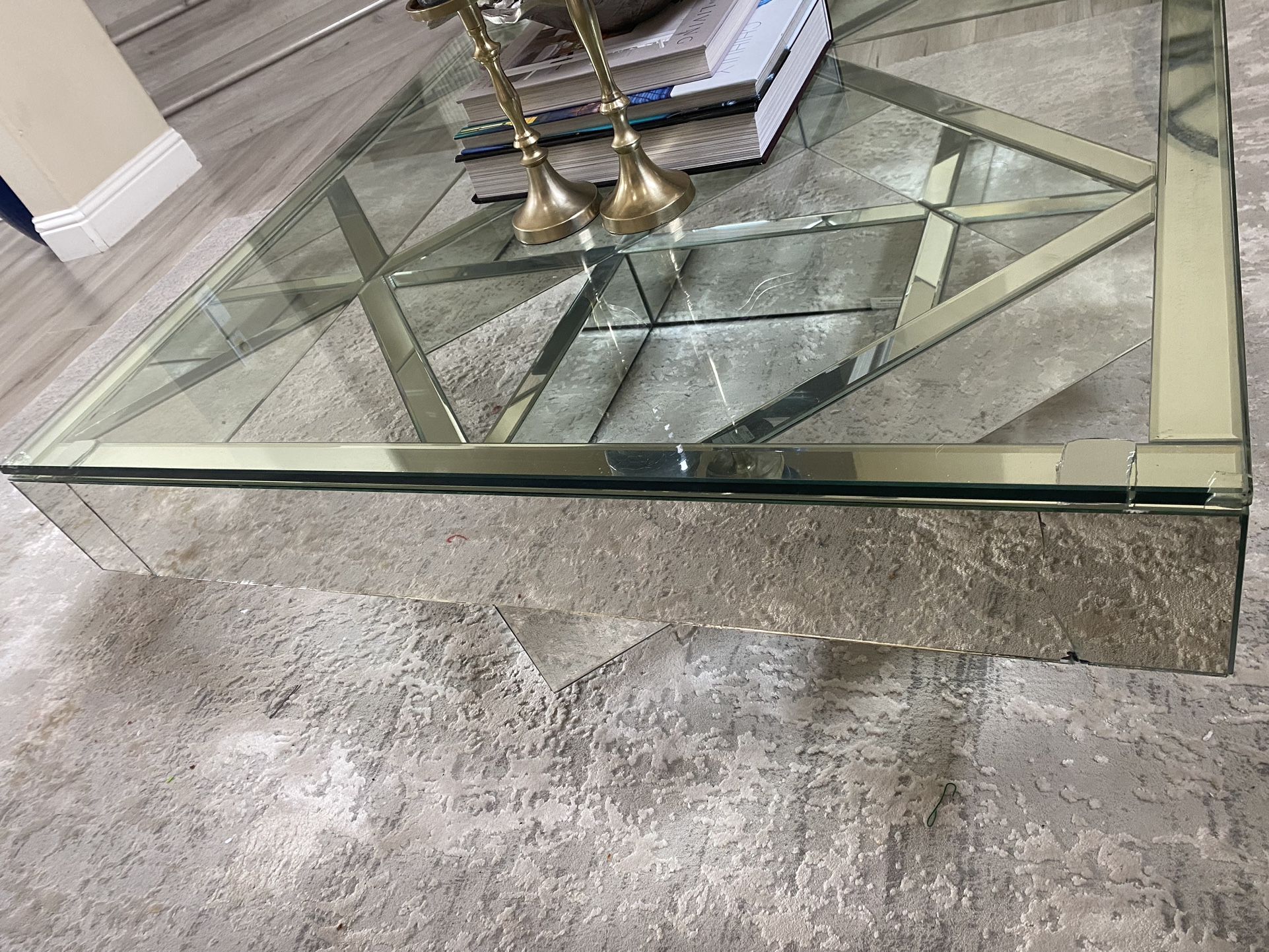 Square Glass Coffee Table