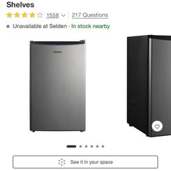 Whirlpool Mini Refrigerator Stainless Steel -  NEGOTIABLE