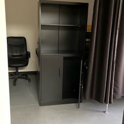 Black Metal Cabinet 