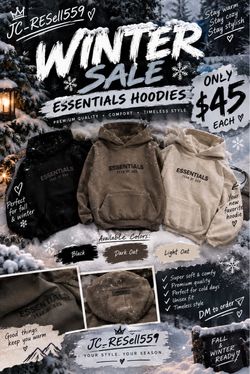 Essentials hoodies!!!