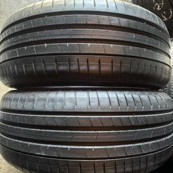 Pair Of 225 40 19 Pirelli P Zero Tires