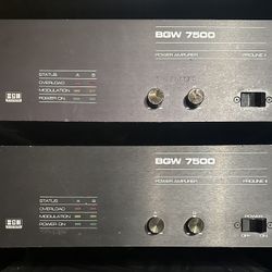 BGW 7500 Proline 2. 300 Watts, (($250Each)) Have 2! PRO AUDIO AMPLIFIERS X 2 @P.A.-GUITAR- DJ-EVERYTHING