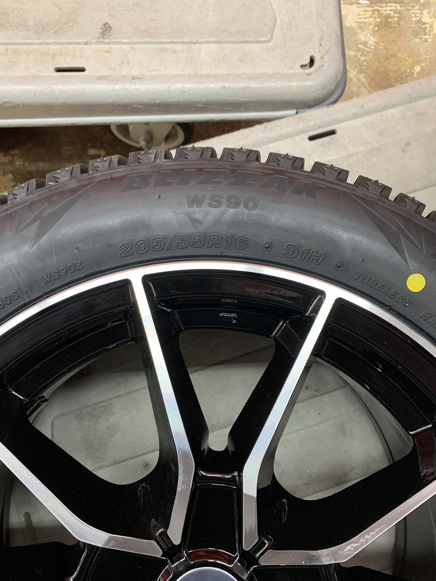 Brand New Set Of snow tires With wheels