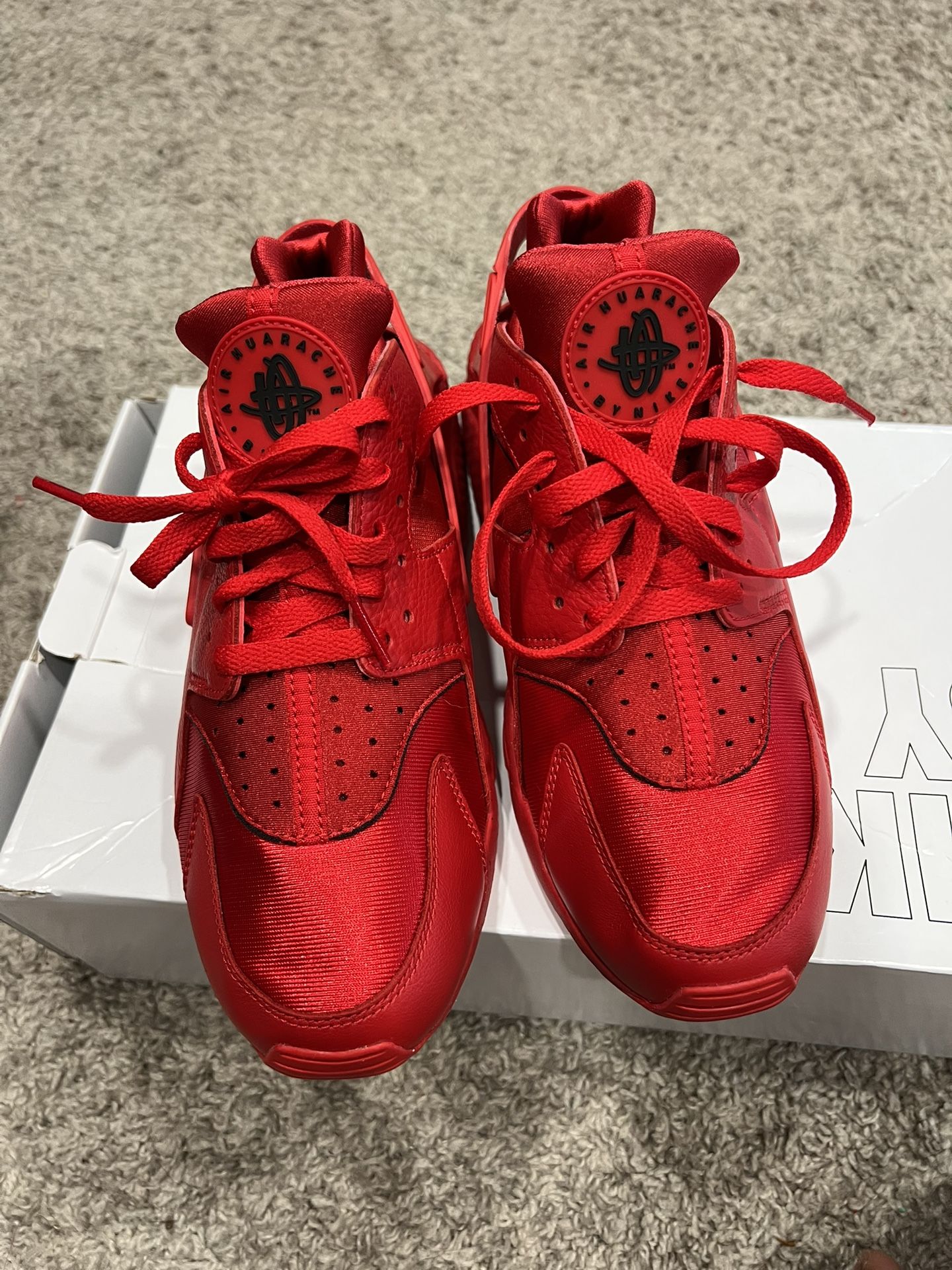 Nike Air Huarache - Red (Hard To Find) 8.5 Men/ 10 Women