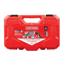 33PC.SAE/P. METRIC CRAFTSMAN SOCKET TOOL SET