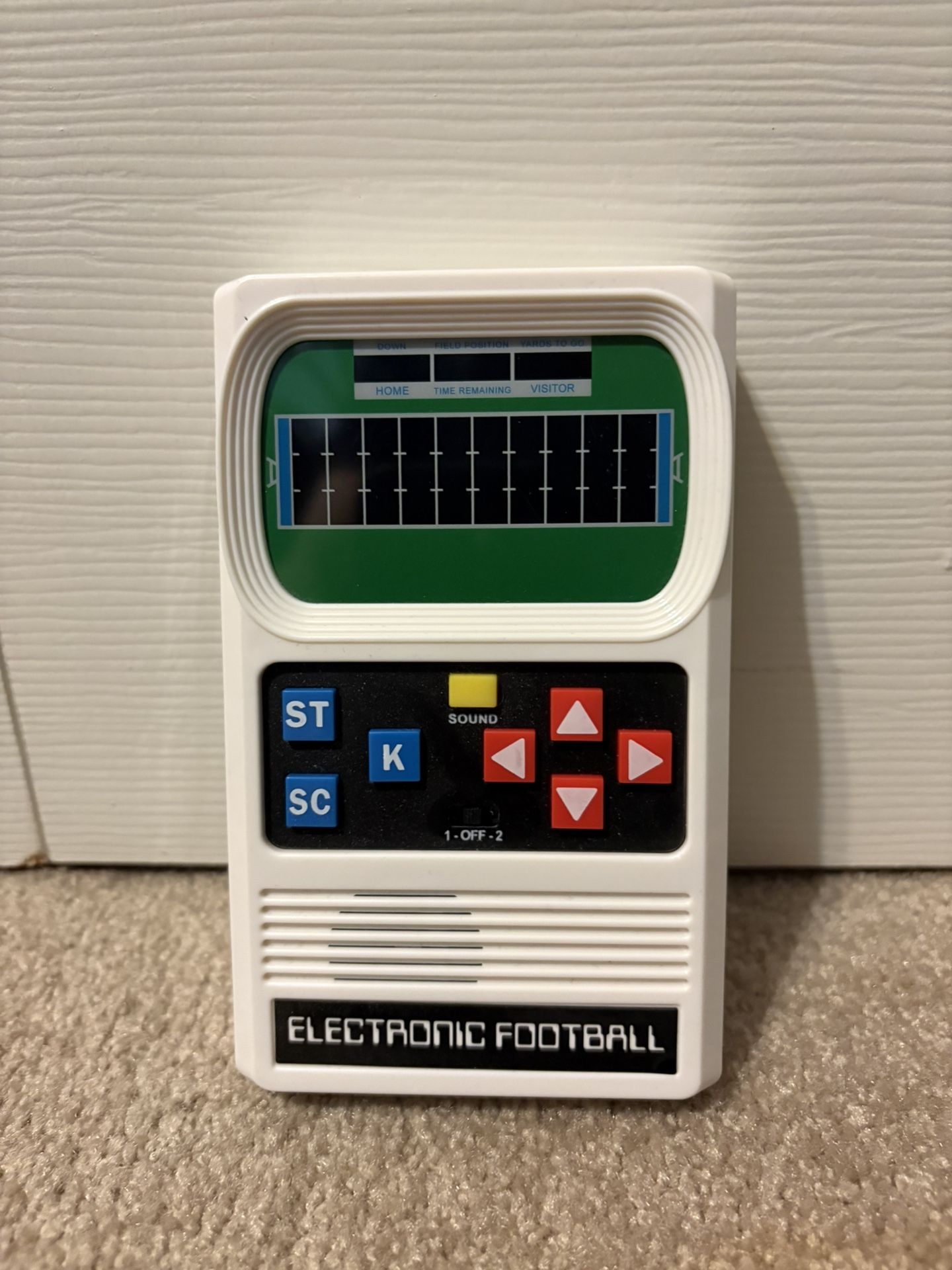 Mattel Electronic Football Handheld Game – Classic Remake w/ Instructions – $90 