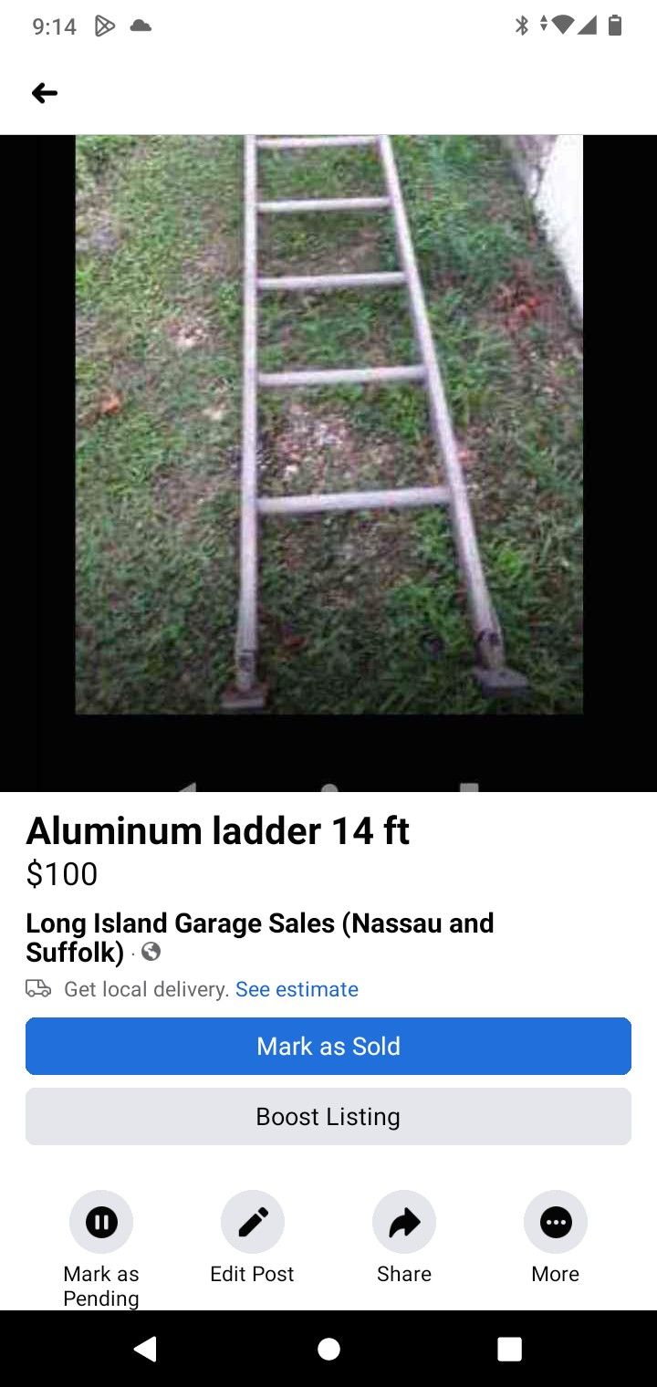 Aluminum Ladder 14 Ft