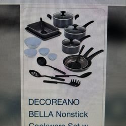 21 Pcs Nonstick Cookware Set 