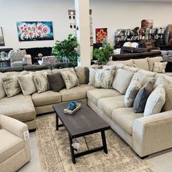 [OM] 🟪 Only $45 initial then take it home 🏡 Brand New  Ardsley Sectional 