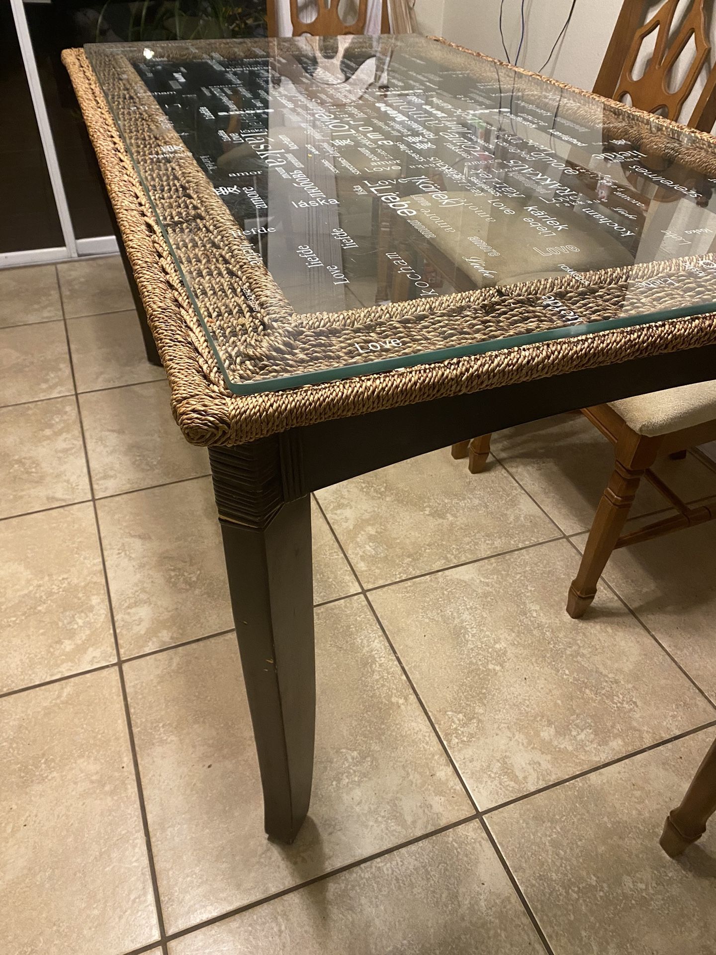 Dining Table And 6 Chairs Set