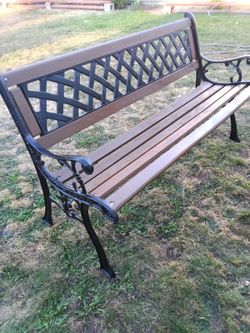 Park/patio bench .restored