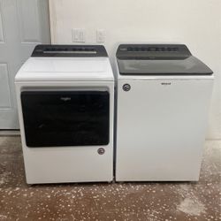 Whirlpool washer and dryer electric work perfect in good condition