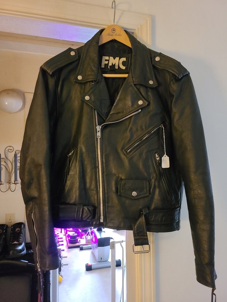 FMC Leather Motorcycle Jacket