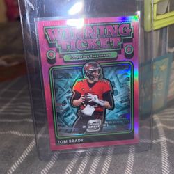 Winning Ticket Tom Brady Card