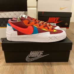 DS Nike X Kaws X Sacai Blazer Low Team Red