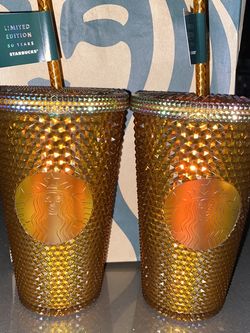 Starbucks 50 Anniversary Gold Tumbler