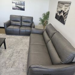 Top Grain Leather Sofa-Polner 