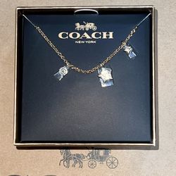 New Coach Star Necklace Gold (with Gift Box)
