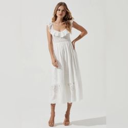 ASTR RUFFLE MAXI DRESS 