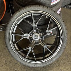 Mercedes Factory Style Staggered Wheels Tires 19x8.5 19x9.5 5x112 Rims Tires Finance Available